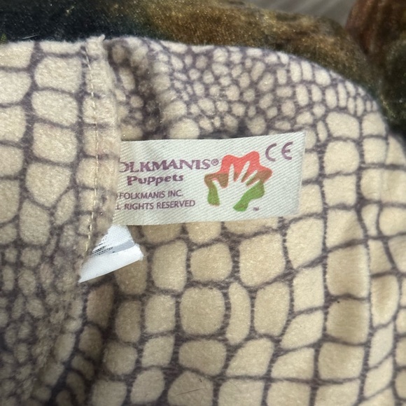 Folkmanis Alligator hand puppet - Picture 10 of 10